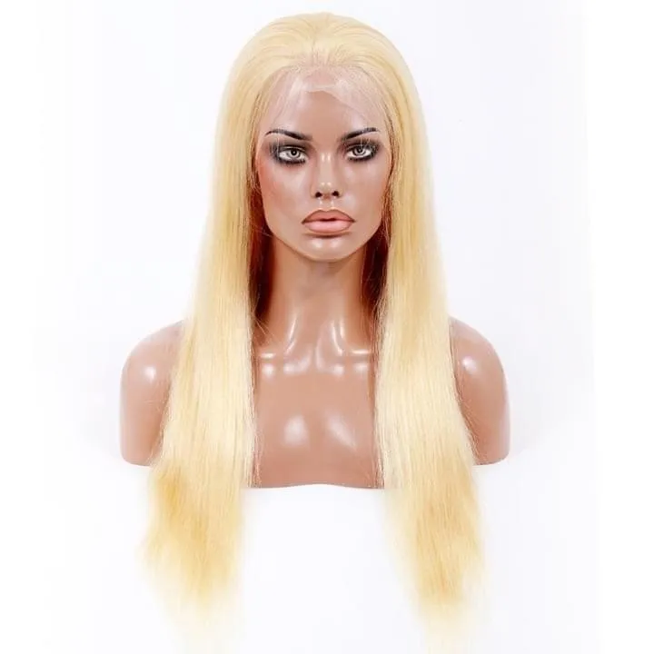 613 Natural Straight Lace Front Wig