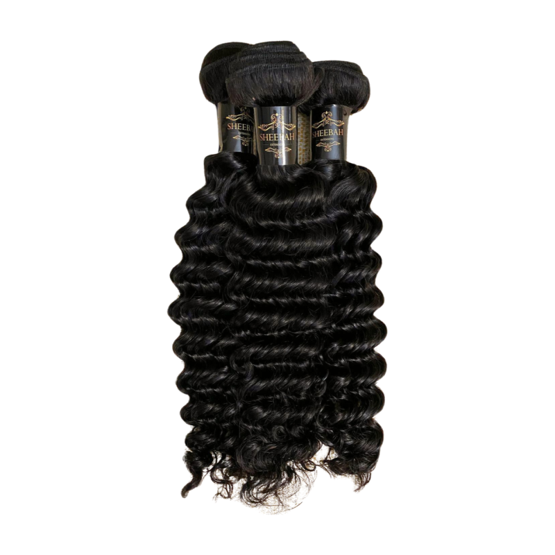 Malaysian Deep Curly Bundle Deals With Closure - Image 3