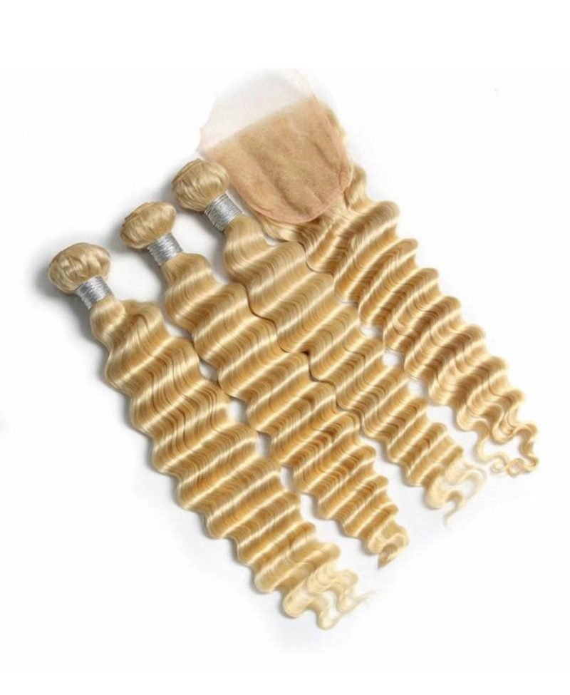 613 Deep Wave Bundle Deal With Closure