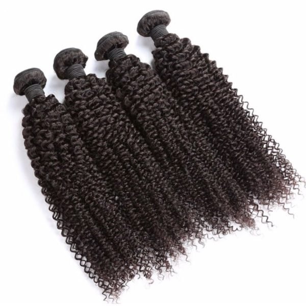 Kinky Curly HD Lace Bundles With Frontal