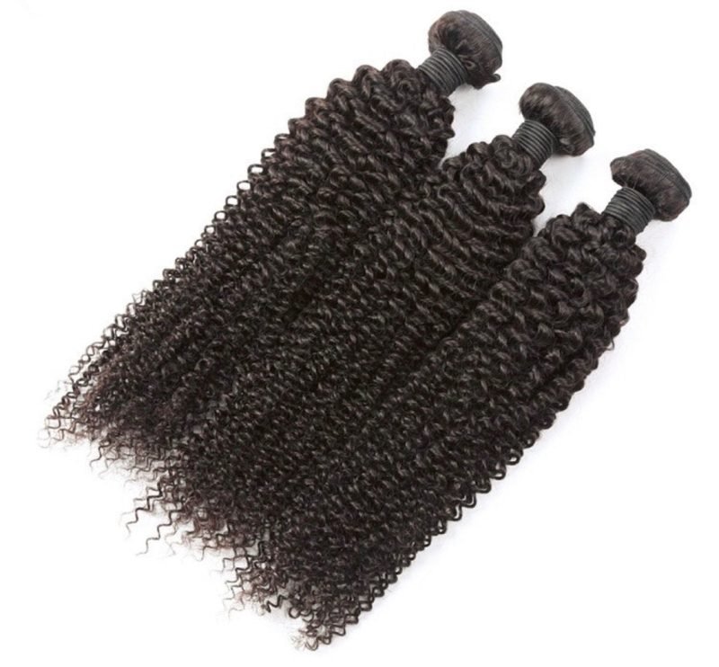 Kinky Curly Bundle Deals With Closure - Image 2