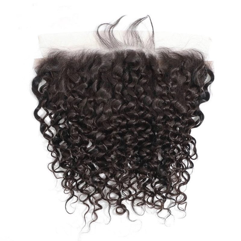 Malaysian Deep Curly Bundles Deal With HD Lace Frontal