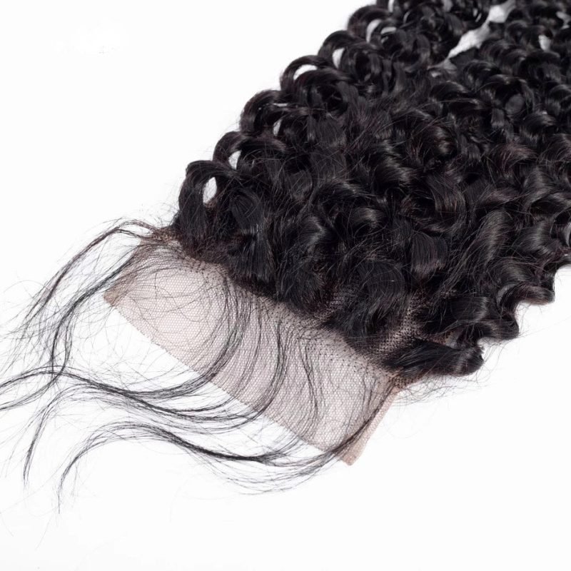Kinky Curly Bundle Deals With Closure - Image 3
