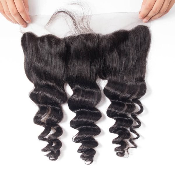 Indian Loose Wave Bundle Deal With HD Lace Frontal