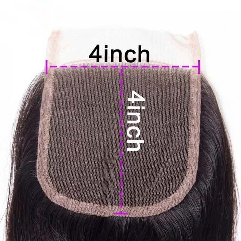 Brazilian Straight HD Lace Bundle Deals With Closure - Image 4